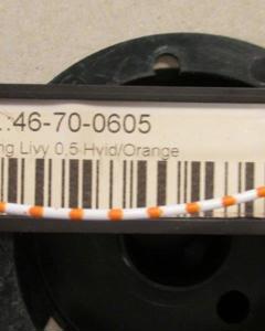 Cable Livy 0.5 White/Orange